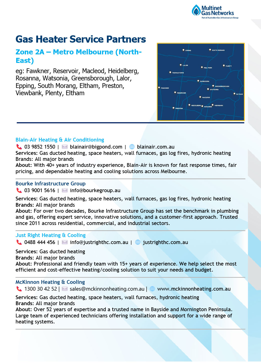 Zone 2a Map 1